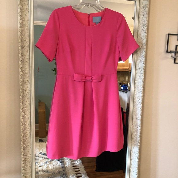 CeCe Short Sleeve Bow Waist Dress - Picture 3 of 5